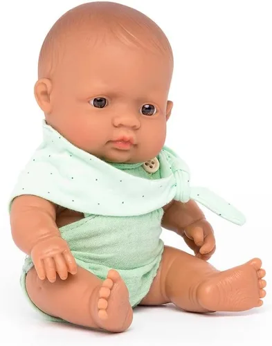 Vista 3 de Miniland Muñeca Niño Hispano 8 1/4'' (Caja) - Hecho en España, Anotomicamente Correcto, Calidad, Inclusión