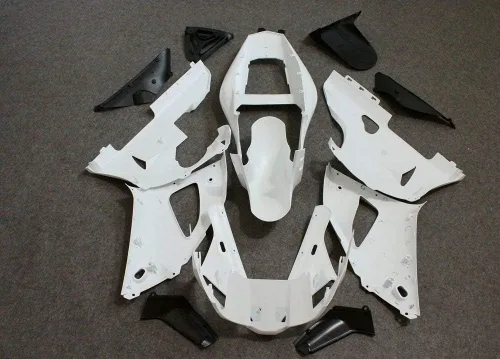 Vista 2 de Kit de carenado de motocicleta sin pintar carenados de inyección ABS para YAMAHA YZF R1 2000-2001