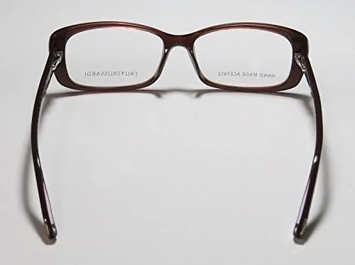 Vista 5 de Trussardi 12702 WomensLadies Designer Full-rim Authentic Hand Made Acetate EyeglassesEye Glasses