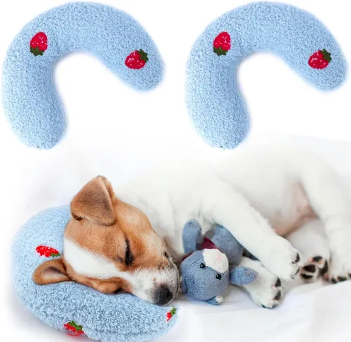 Vista 12 de Almohada para Perros Mity Rain, Almohada de Alivio de la Ansiedad para Perros, Almohada Ultra Suave de Alta Densidad Calmante para Alivio de Azul