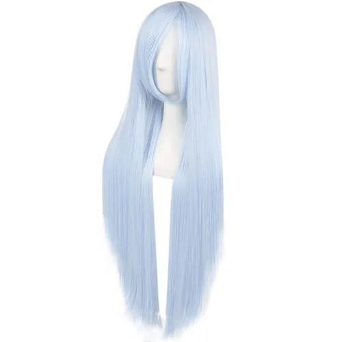 Vista 11 de anogol Vocaloid 32" 80 cm de largo recto de Cosplay peluca Pelucas Para Fiestas Halloween, Anaranjado