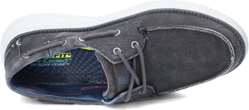 Vista 8 de Skechers Status 2.0-Lorano Moc Toe - Mocasines de lona para hombre