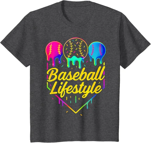 Vista 36 de Baseball Life Style 101 - Camiseta de béisbol para jóvenes