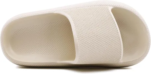 Vista 4 de WYSBAOSHU Sandalias deslizantes para niños y niñas, cómodas, antideslizantes, suela gruesa, para verano, ducha, piscina, playa, agua