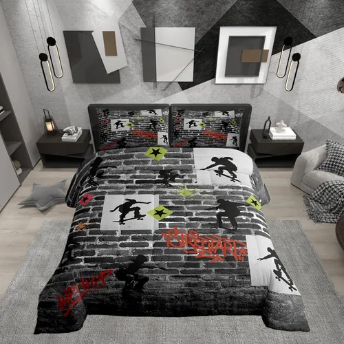 Vista 13 de Juego de edredón de béisbol en 3D para niños, tamaño twin, juego de ropa de cama para niños amantes de los deportes de juegos de pelota, decoración