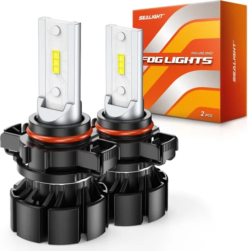 Vista 18 de SEALIGHT Bombillas LED antiniebla 9145 H10 Bule, 13,000 LM 6500K blanco frío H10, tamaño 1:1 9040 9140 9145 bombillas LED antiniebla
