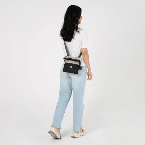 Vista 4 de Sherpani Pica, bolso cruzado pequeño, de nailon, bolso cruzado ligero, bolso cruzado para mujer, Fiori