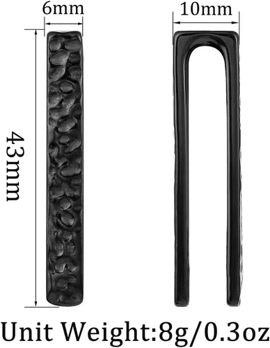 Vista 5 de LADEMAYH Tapones de acero inoxidable 316L para los oídos, expansor ligero para uso diario, pesas para colgar las orejas, piercing, aretes, joyería