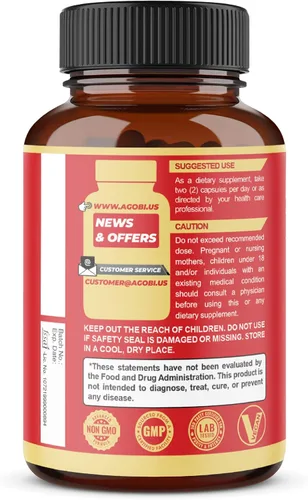 Vista 8 de agobi 210 cápsulas – Suplemento Shilajit de 600 mg con 400 mg de raíz orgánica de Ashwagandha – Shilajit puro orgánico del Himalaya para producción