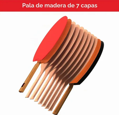 Vista 7 de ESPN Ping Pong Set, Table Tennis Ideal for Family Games and Game Night