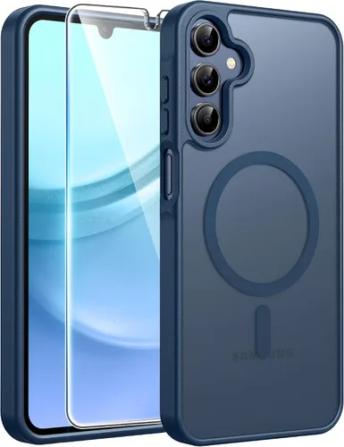 Vista 194 de FNTCASE - Funda para iPhone 16 Pro: magnética, mate, translúcida, de grado militar, protectora contra caídas, resistente, fina, duradera y a prueba