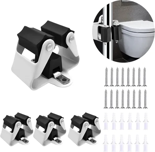 Vista 5 de 3-H - Soporte de pared para escobas, 8 unidades, clips organizadores de escoba y trapeador de acero inoxidable resistente, soportes de montaje