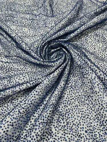Vista 8 de New Creations Fabric & Foam Inc, brillo de tela con purpurina de tul grueso/brillo de tul para vestidos/tela de purpurina de malla/tela de Negro