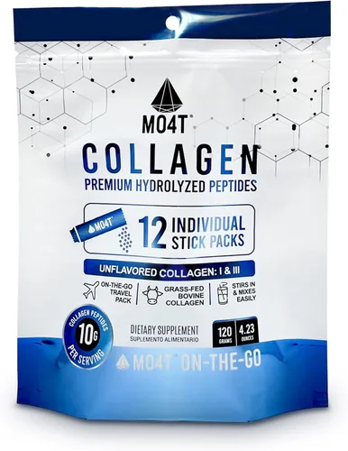 Vista 10 de MO4T - Péptidos de colágeno - Colágeno en polvo - Colágeno hidrolizado - Colageno Hidrolizado - Colágeno sin sabor (1 libra)