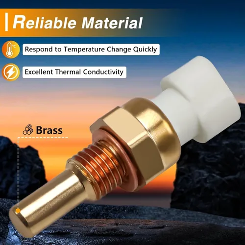 Vista 2 de Sensor de temperatura del refrigerante, sensor de temperatura del agua ECT, interruptor de temperatura compatible con Chevrolet Tahoe Malibu