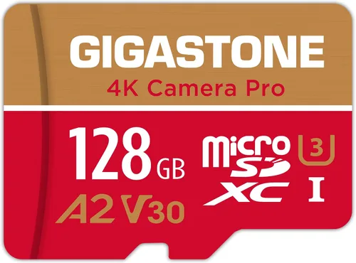 Vista 7 de Recuperación de datos de 5 años: tarjeta micro SD GIGASTONE de 64 GB, cámara Pro MAX, compatible con Gopro, Dash Cam, DJI, Drone, cámara