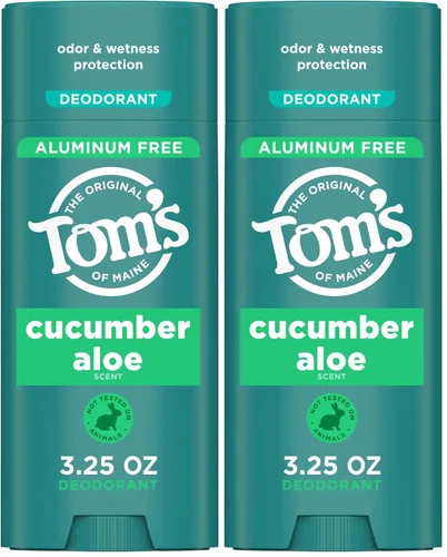 Vista 13 de Tom's of Maine Desodorante natural sin aluminio de coco y mango para mujeres y hombres, se pone transparente, protección contra olores y humedad