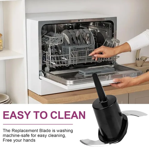 Vista 6 de DLC-2ACBN - Cuchilla de repuesto para procesador de alimentos Cuisinart Mini Prep Plus, solo compatible con cuchilla de repuesto DLC-2A, compatible