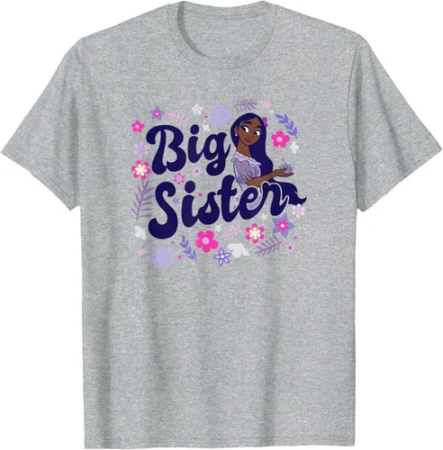 Vista 48 de Disney Encanto Isabela Madrigal Big Sister - Camiseta floral, gris, S Asfalto