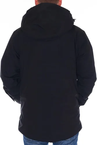 Vista 6 de Alpine Swiss Chaqueta de esquí impermeable con capucha para hombre, abrigo de snowboard cálido para invierno