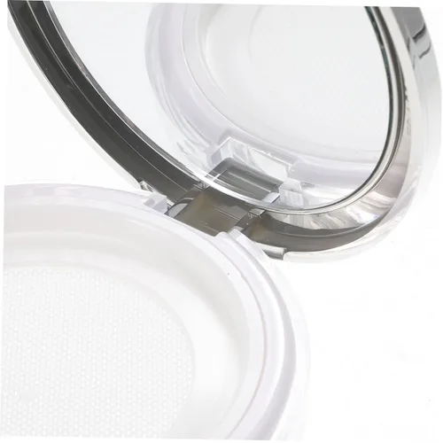 Vista 3 de CALLARON Caja de polvo con espejo, esponjas de maquillaje para base, maquillaje de soplo, rubor, maquillaje, contenedor de polvo recargable, esponja