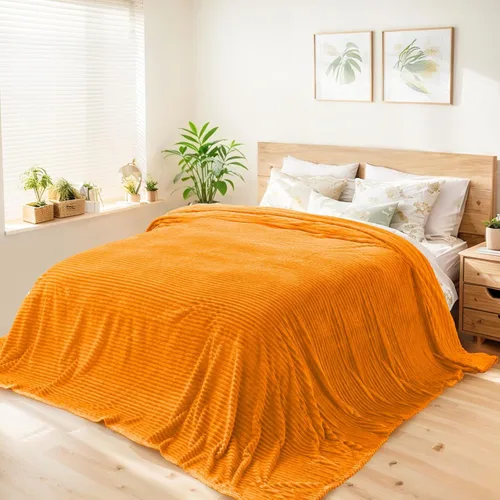 Vista 14 de Vessia - Manta de forro polar de franela (50x70 pulgadas), manta 3D de jacquard negra, esponjosa y cálida para sofá, sillón, cama, silla, 300GSM