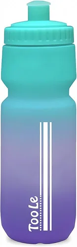 Vista 11 de Botella de agua para bicicleta, botella de agua exprimible para ciclismo, a prueba de fugas, sin BPA, con escala de capacidad con tapa superior