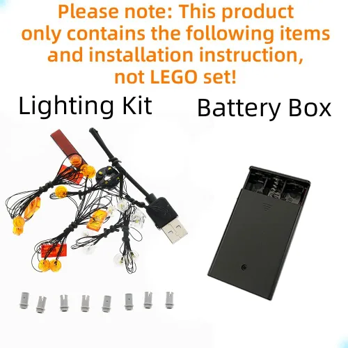 Vista 3 de GEAMENT Kit de luces LED compatible con LEGO 6X6 Volvo Articulated Hauler - para Technic 42114 (juego de modelos no incluido)