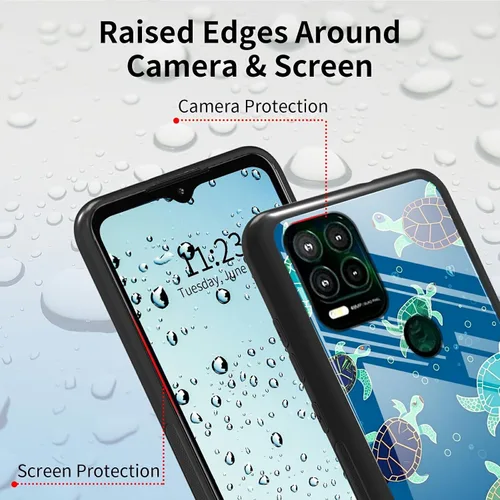 Vista 146 de Funda para Motorola Moto G Stylus 5G 2021 de vidrio templado, funda negra con diseño de mujer negra africana para mujeres y hombres, antiarañazos, a