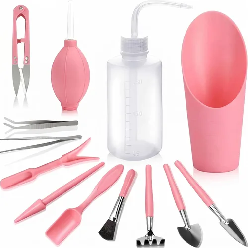 Vista 11 de godehone Juego de 5 herramientas para el cuidado de suculentas, accesorios para plantas de interior para amantes de la jardinería, regalos Perfect