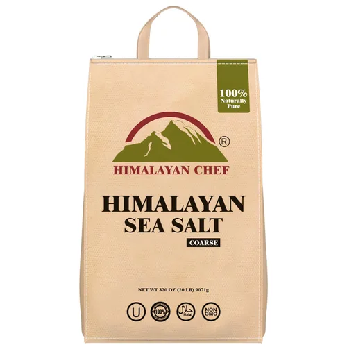 Vista 10 de Himalayan Chef - Sal rosa del Himalaya, grano fino, bolsa a granel de 5 libras - Kosher y vegana, 100% natural y pura de cristal gourmet - Contiene