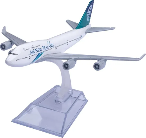 Vista 5 de Modelo a escala 1:400 Nueva Zelanda B747 Modelo de avión Diecast Aviones Modelo Modelo de avión para regalo