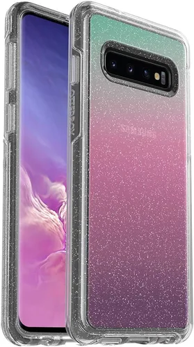 Vista 5 de OtterBox SYMMETRY SERIES - Funda transparente para Galaxy S10, empaque para venta al menudeo, funda para teléfono celular