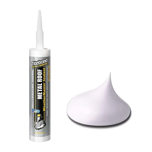 Vista 11 de Titebond WeatherMaster 61021 sellador de techo de metal, blanco, 9.5 onzas
