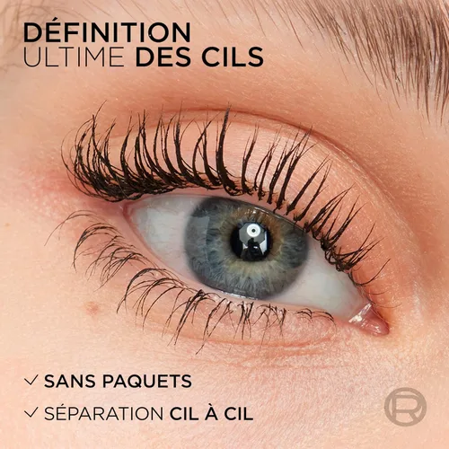 Vista 8 de L'Oreal Paris - Máscara de pestañas Telescopic, color negro, 0.3 onzas líquidas