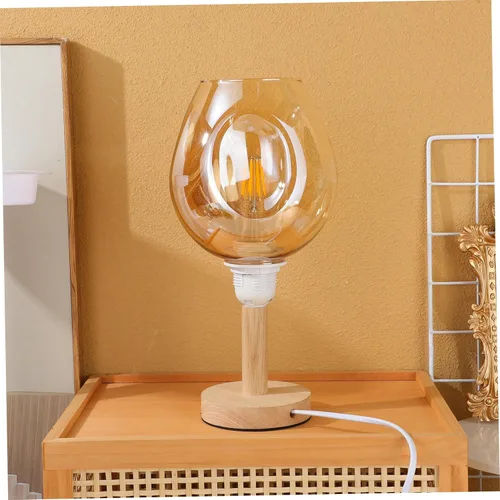 Vista 8 de SHERCHPRY Pantalla de lámpara de cristal globo, cubierta de luz de mesa de moda, pantalla de lámpara vintage, cubierta de repuesto para candelabros
