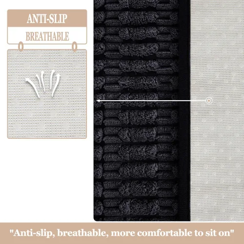 Vista 3 de Fundas para Reposabrazos de Sofá Fundas para Brazos de Sofá Fundas para Sillones, 2pcs Protectores Antideslizantes para Brazos de Sofá Fundas