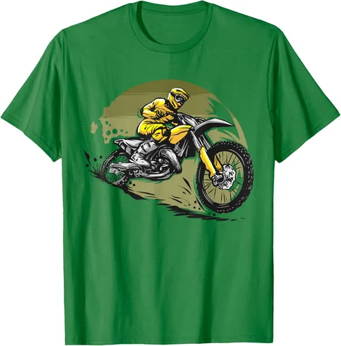 Vista 4 de Camiseta de motocross Supermotard Enduro, Negro, S