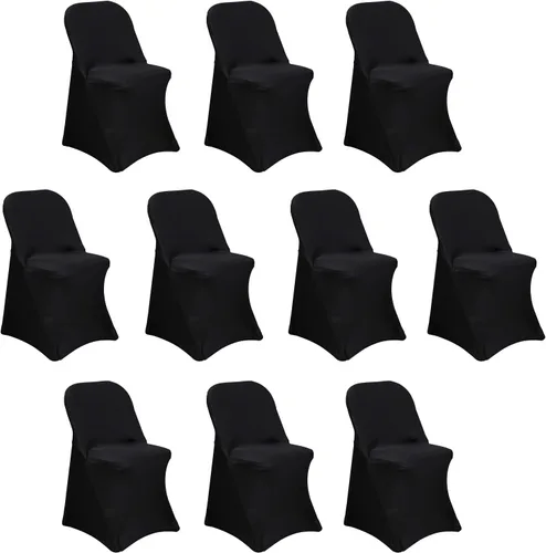 Vista 39 de Efavormart - Funda para silla plegable elástica de elastano, ajustable, para cenas, eventos, bodas, fiestas, banquetes, catering, color beige