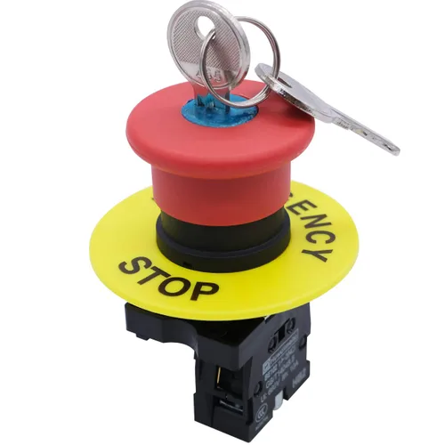 Vista 12 de mxuteuk 2pcs 1 NO 0.866 in Interruptor de botón momentáneo SPST Negro 660V 10A HB2-BA21-HH