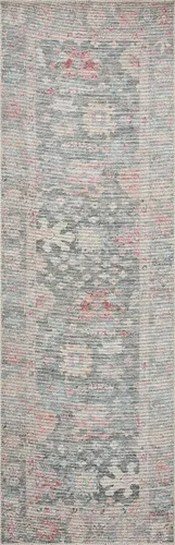 Vista 5 de Loloi Elysium - Alfombra de área de grafito/multi de 7'-6" x 9'-6