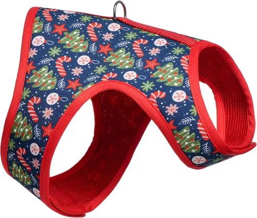 Vista 9 de Mile High Life Arnés para perro, chaleco floral de malla de aire para perros y gatos pequeños de 20 libras, fácil de poner, cierre fácil ajustable
