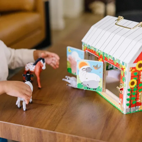 Vista 8 de Melissa & Doug - Juguete granero de pestillos