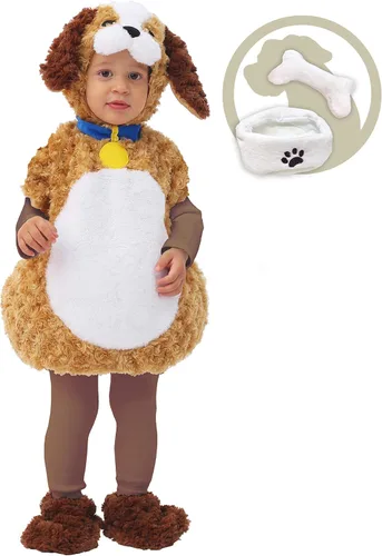 Vista 3 de Spooktacular Creations Halloween Puppy Costume for Kids, Toddler Puppy Costume for Baby Halloween Animal Dress Up Party