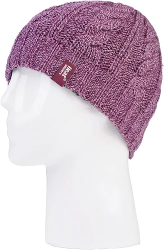 Vista 2 de HEAT HOLDERS - Conjunto de gorro y guantes térmicos de invierno para mujer con aislamiento polar para exteriores