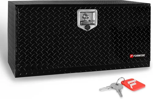 Vista 10 de FORWODE Caja de herramientas de 18 Pulgadas para Carrocería de Camión, de Aluminio, para Camión con Remolque, Caja de Herramientas para Camioneta