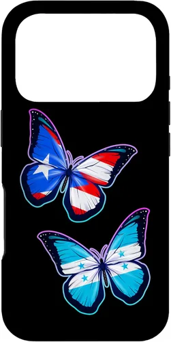 Vista 30 de Honduras Puerto Rico bicultural Roots. Butterfly Version Case for iPhone 17