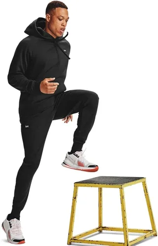 Vista 5 de Under Armour - Rival - Sudadera ajustada de vellón con capucha para hombre