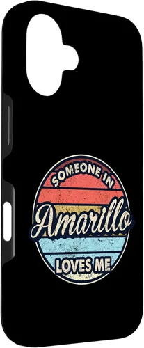 Vista 3 de iPhone 16 Someone In Amarillo Loves Me City US USA Case