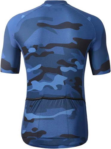 Vista 3 de CATENA Maillot de ciclismo para hombre, transpirable, manga corta, ropa de bicicleta, secado rápido